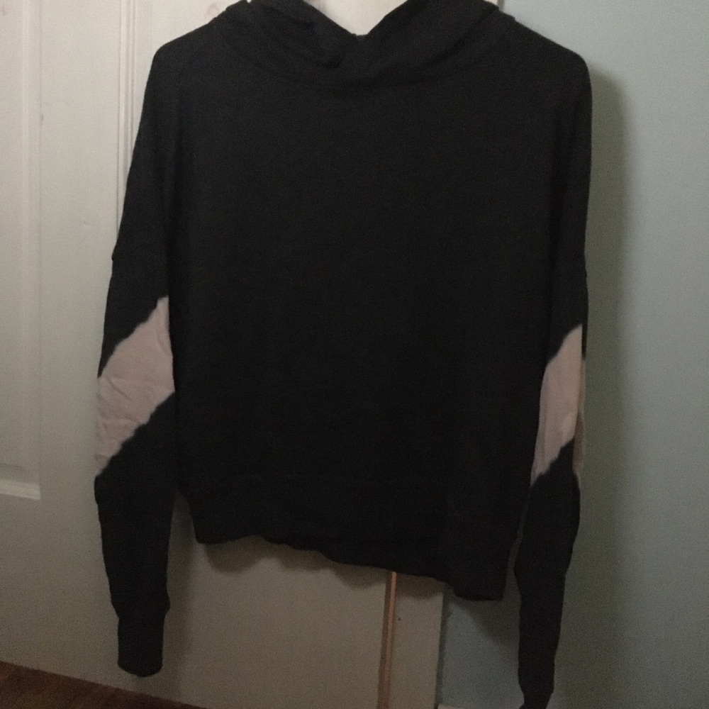 Gray and Pink Hoodie